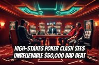 High-Stakes Poker Clash Sees Unbelievable $50,000 Bad Beat