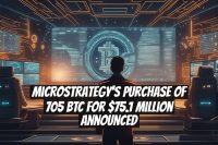 Microstrategy's Purchase of 705 BTC for $75.1 Million Announced