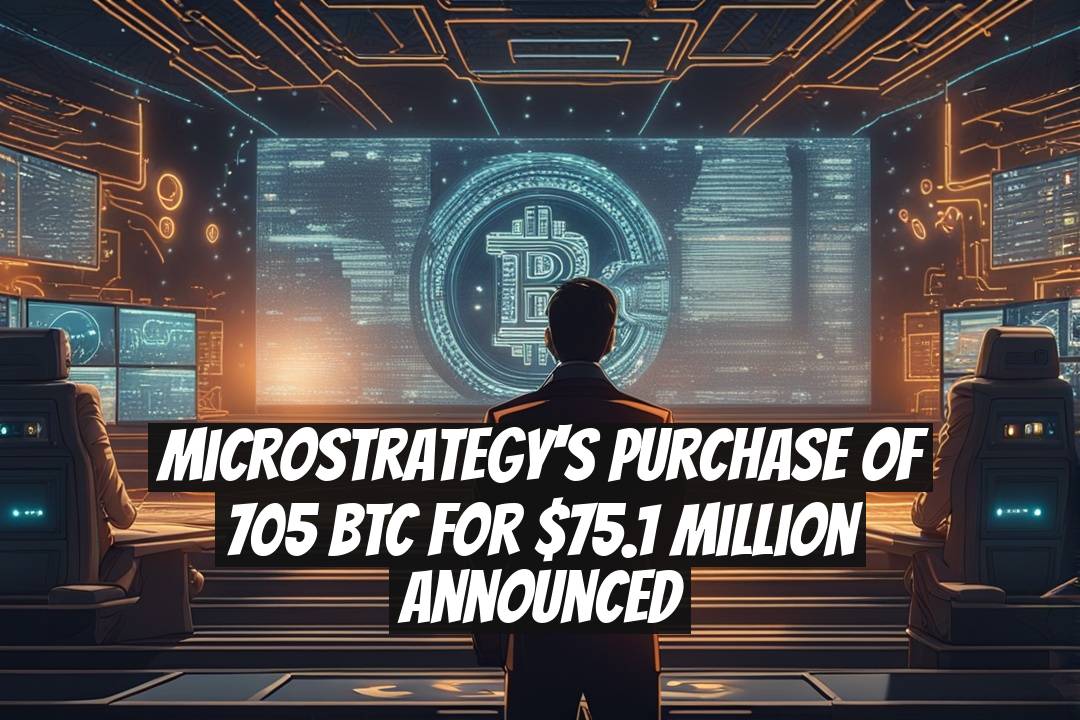 Microstrategy's Purchase of 705 BTC for $75.1 Million Announced