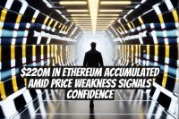 $220M in Ethereum Accumulated Amid Price Weakness Signals Confidence