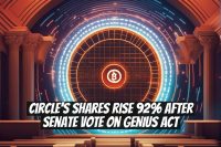 Circle's Shares Rise 92% After Senate Vote on GENIUS Act