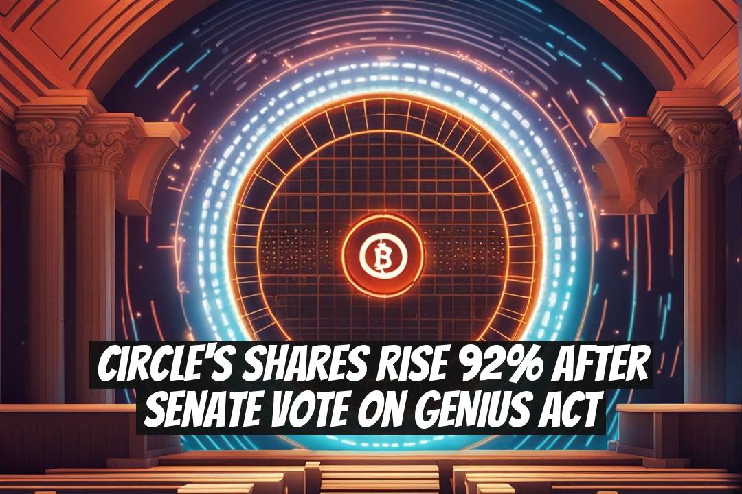 Circle's Shares Rise 92% After Senate Vote on GENIUS Act