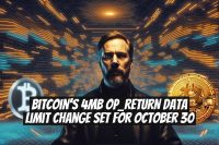 Bitcoin's 4MB OP_RETURN Data Limit Change Set for October 30