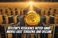 Bitcoin's Resilience Noted Amid Middle East Tensions and Decline