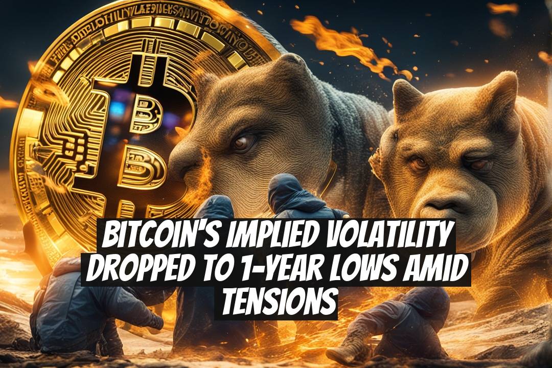 Bitcoin's Implied Volatility Dropped to 1-Year Lows Amid Tensions