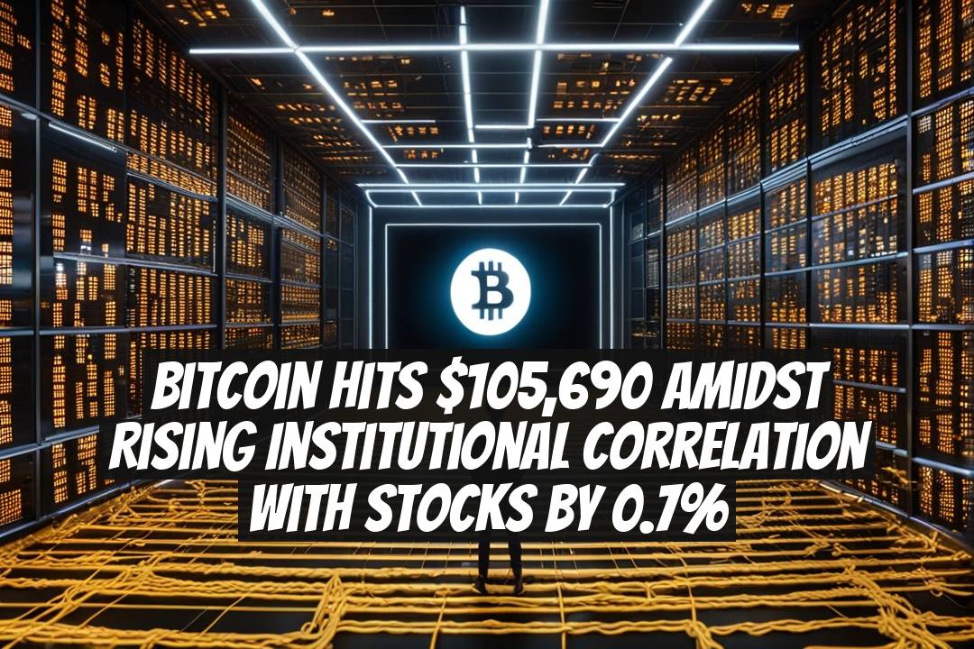 Bitcoin Hits $105,690 Amidst Rising Institutional Correlation With Stocks By 0.7%