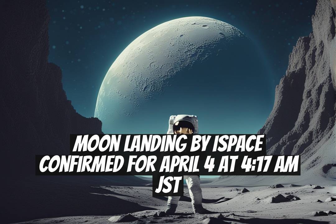 Moon Landing by ispace Confirmed for April 4 at 4:17 AM JST