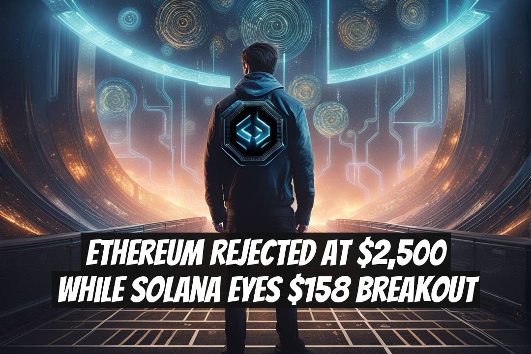 Ethereum Rejected at $2,500 While Solana Eyes $158 Breakout