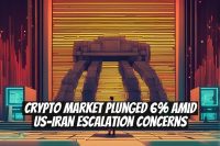 Crypto Market Plunged 6% Amid US-Iran Escalation Concerns