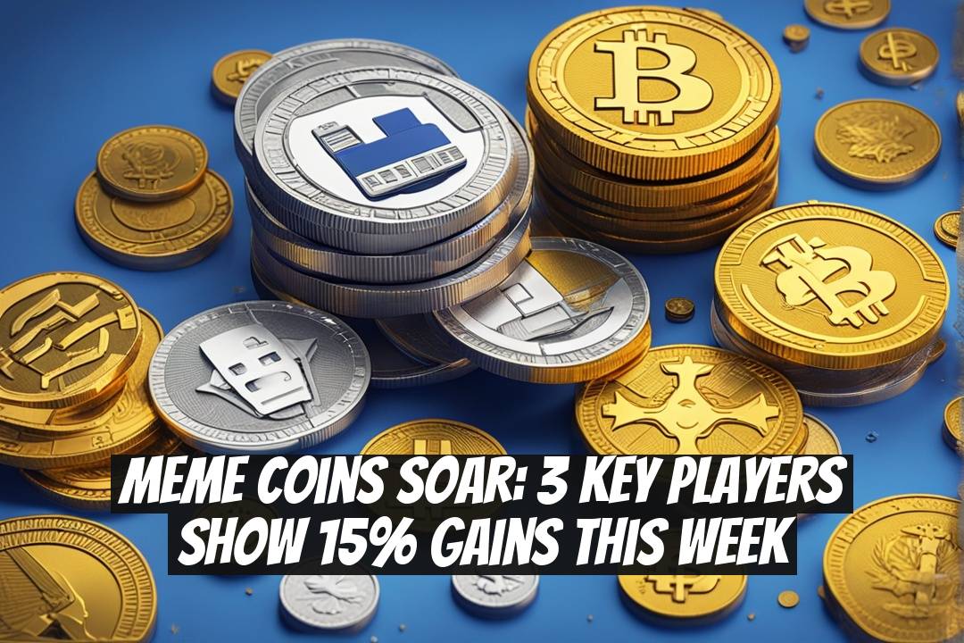 Meme Coins Soar: 3 Key Players Show 15% Gains This Week