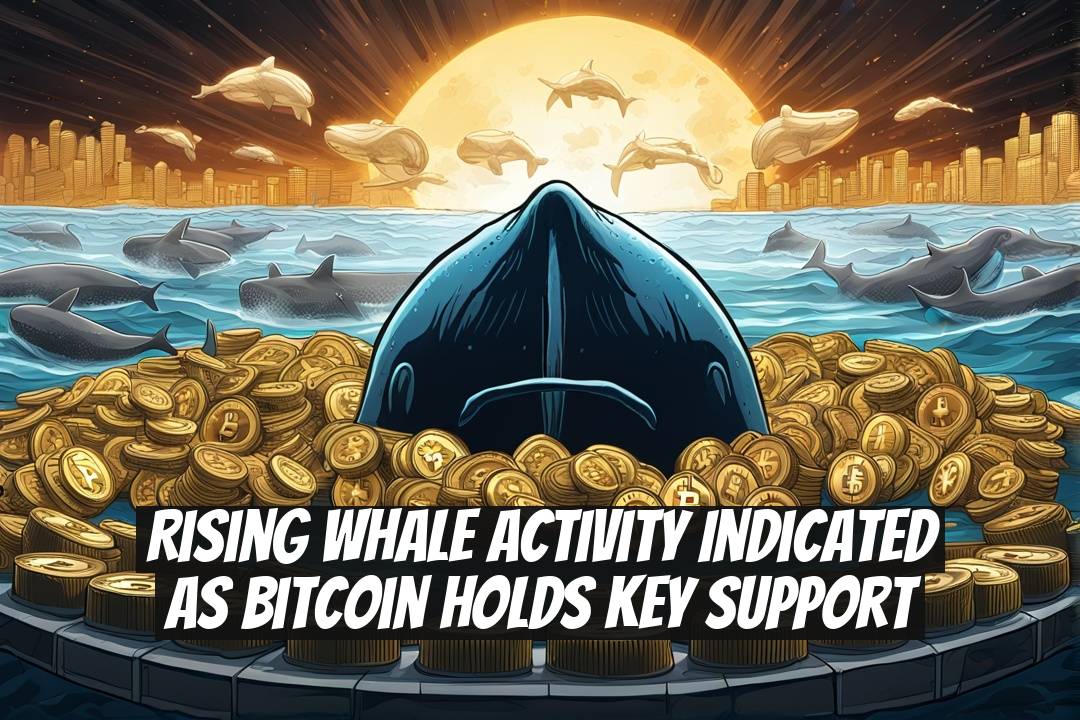 Rising Whale Activity Indicated as Bitcoin Holds Key Support