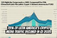 73% of Latin America's Crypto Media Traffic Declined in Q1 2025