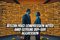 Bitcoin Price Compression Noted Amid Extreme Buy-Side Aggression