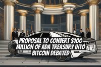 Proposal to Convert $100 Million of ADA Treasury into Bitcoin Debated