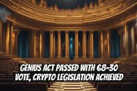 GENIUS Act Passed with 68-30 Vote, Crypto Legislation Achieved