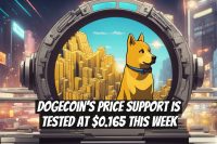 Dogecoin's Price Support Is Tested at $0.165 This Week