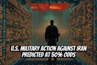 U.S. Military Action Against Iran Predicted at 50% Odds