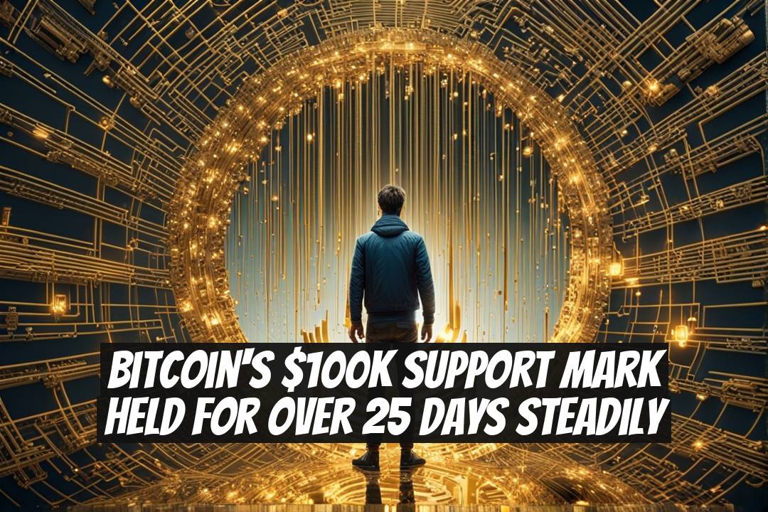 Bitcoin's $100K Support Mark Held for Over 25 Days Steadily