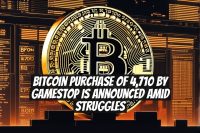 Bitcoin Purchase of 4,710 By GameStop Is Announced Amid Struggles