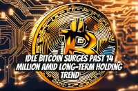 Idle Bitcoin Surges Past 14 Million Amid Long-Term Holding Trend