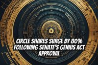 Circle Shares Surge by 80% Following Senate's GENIUS Act Approval