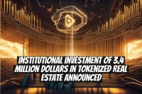 Institutional Investment of 3.4 Million Dollars in Tokenized Real Estate Announced