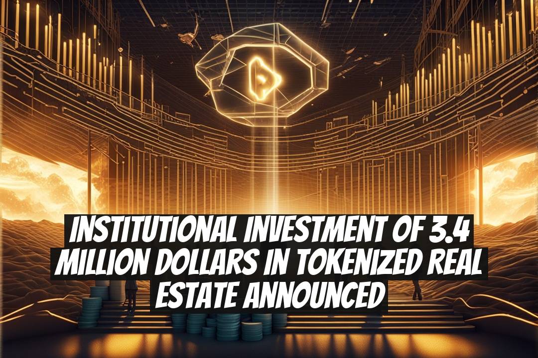 Institutional Investment of 3.4 Million Dollars in Tokenized Real Estate Announced
