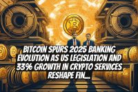 Bitcoin Spurs 2025 Banking Evolution As US Legislation and 33% Growth in Crypto Services Reshape Financial Landscape