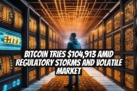 Bitcoin Tries $104,913 Amid Regulatory Storms And Volatile Market