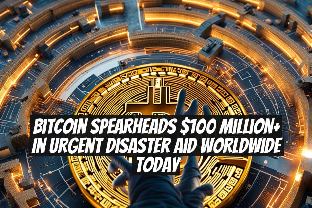 Bitcoin Spearheads $100 Million+ in Urgent Disaster Aid Worldwide Today