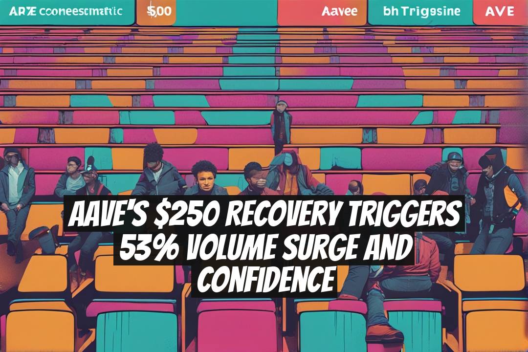 Aave's $250 Recovery Triggers 53% Volume Surge and Confidence