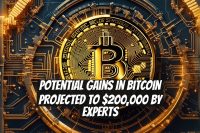 Potential Gains in Bitcoin Projected to $200,000 by Experts