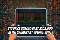 BTC Price Surged Past $102,000 After Significant Volume Spike