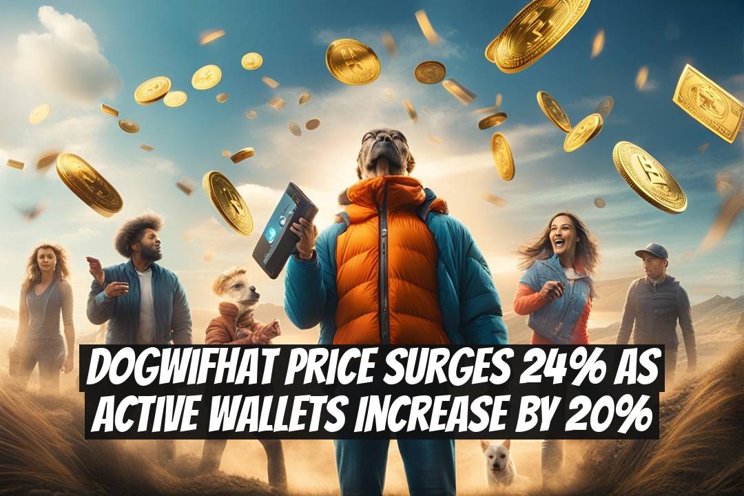 Dogwifhat Price Surges 24% as Active Wallets Increase by 20%