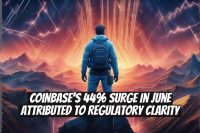 Coinbase's 44% Surge in June Attributed to Regulatory Clarity