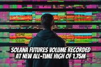 Solana Futures Volume Recorded at New All-Time High of 1.75M