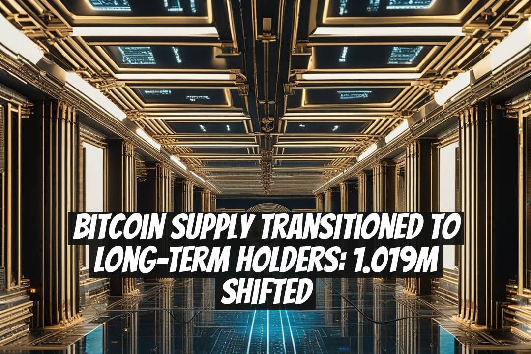 Bitcoin Supply Transitioned to Long-Term Holders: 1.019M Shifted