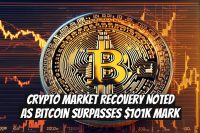 Crypto Market Recovery Noted as Bitcoin Surpasses $101K Mark