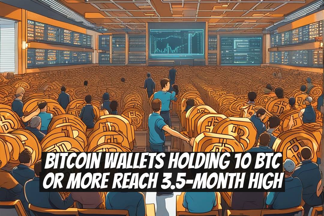Bitcoin Wallets Holding 10 BTC or More Reach 3.5-Month High