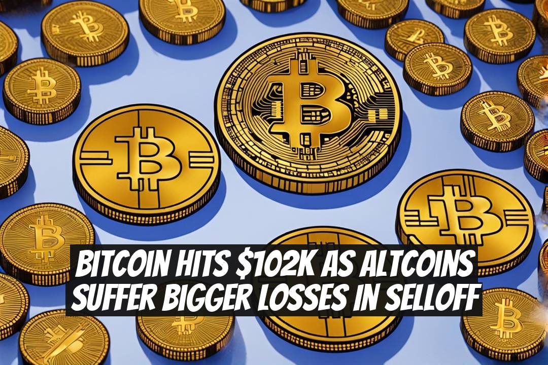 Bitcoin Hits $102K as Altcoins Suffer Bigger Losses in Selloff