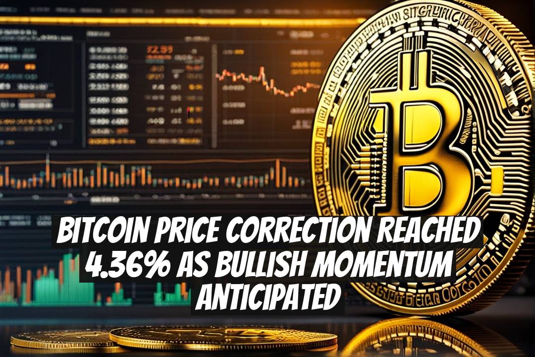 Bitcoin Price Correction Reached 4.36% as Bullish Momentum Anticipated