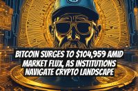 Bitcoin Surges to $104,959 Amid Market Flux, As Institutions Navigate Crypto Landscape