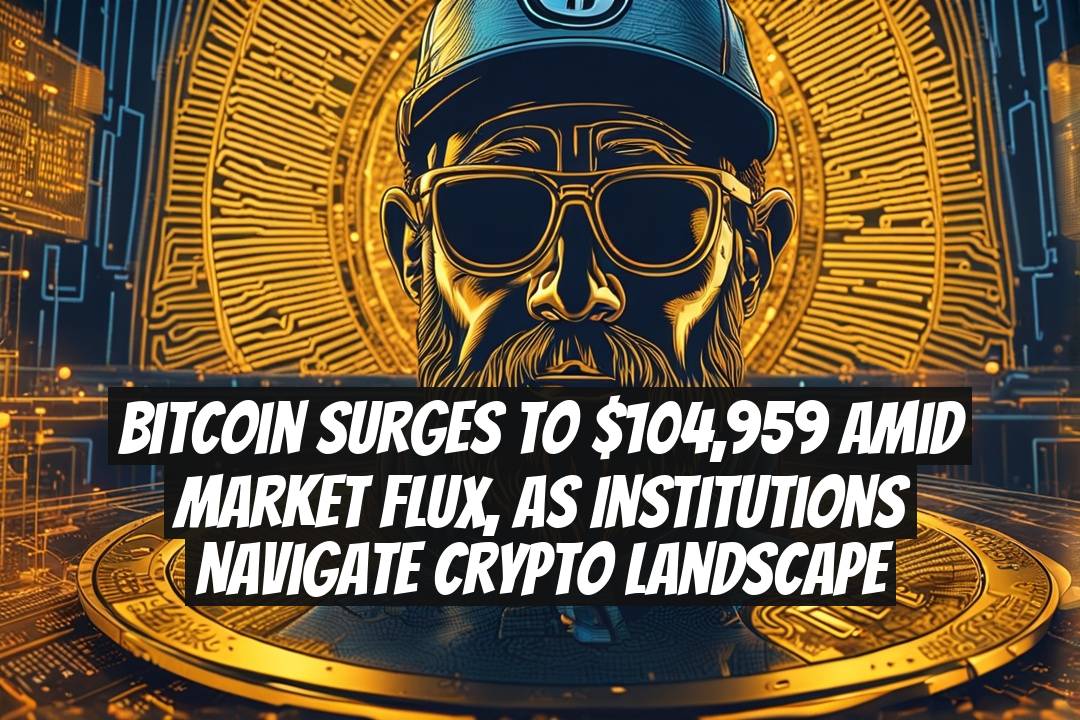 Bitcoin Surges to $104,959 Amid Market Flux, As Institutions Navigate Crypto Landscape