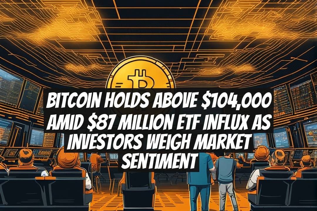 Bitcoin Holds Above $104,000 Amid $87 Million ETF Influx as Investors Weigh Market Sentiment