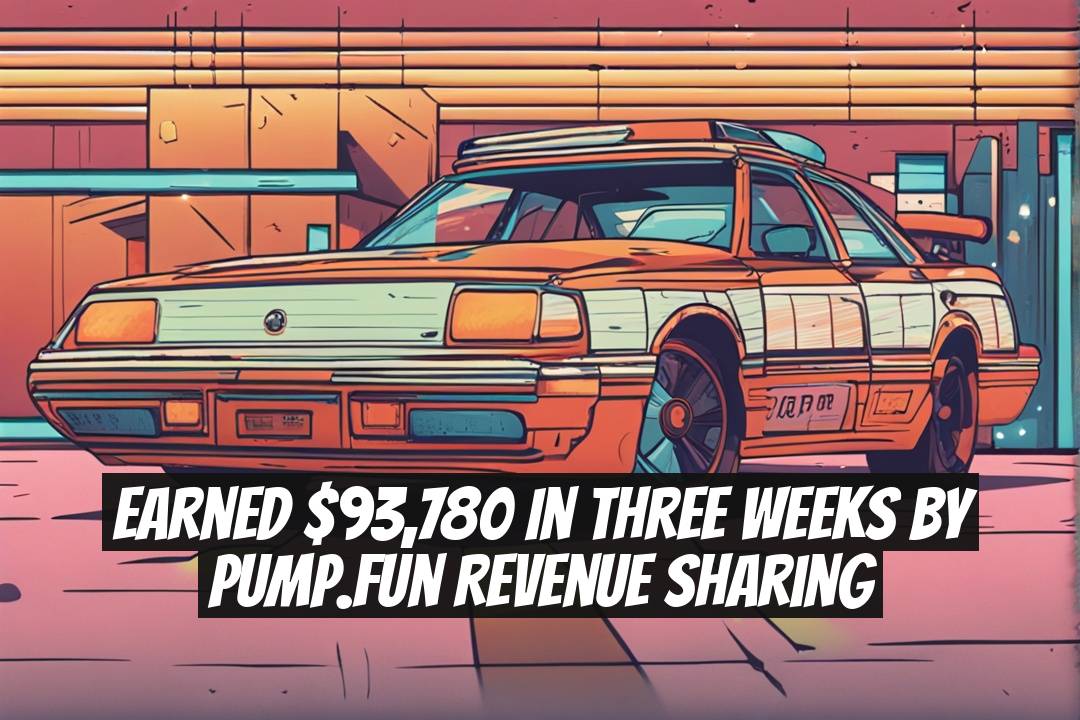 Earned $93,780 in Three Weeks by Pump.fun Revenue Sharing