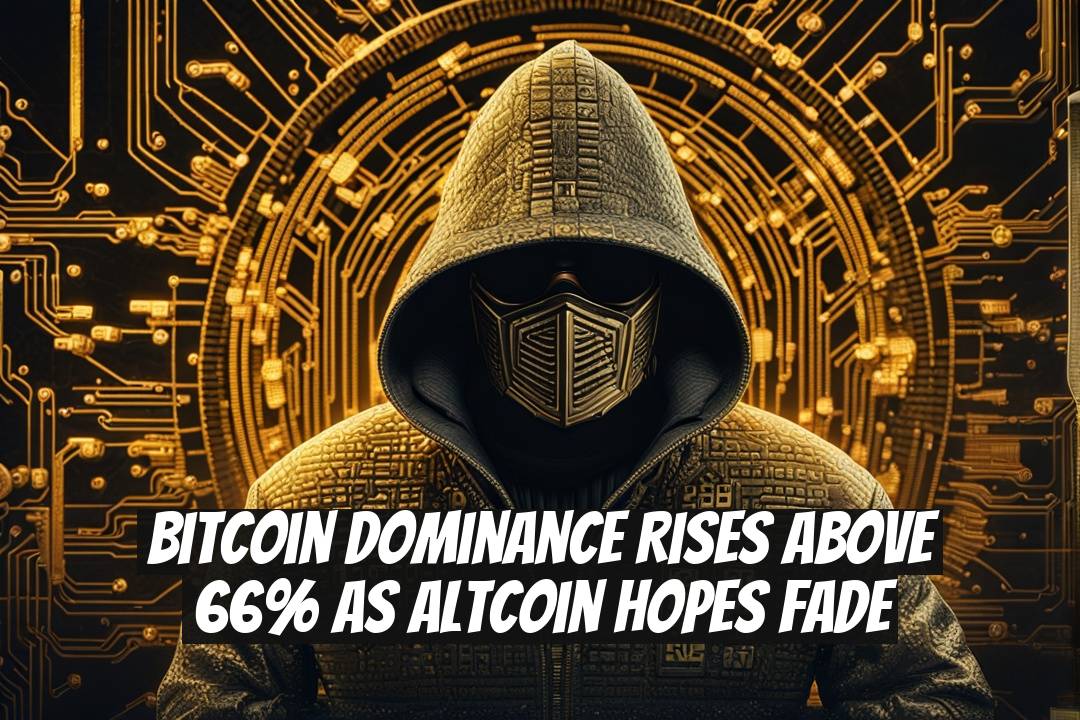 Bitcoin Dominance Rises Above 66% as Altcoin Hopes Fade