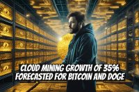 Cloud Mining Growth of 35% Forecasted for Bitcoin and DOGE
