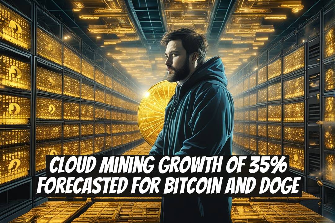 Cloud Mining Growth of 35% Forecasted for Bitcoin and DOGE