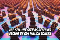 XRP Sell-Off Seen as Reserves Decline by 614 Million Tokens