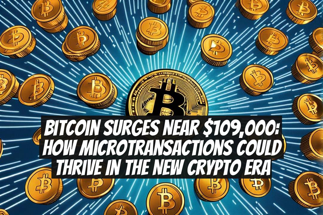 Bitcoin Surges Near $109,000: How Microtransactions Could Thrive in the New Crypto Era